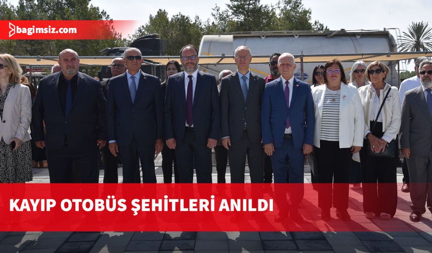 Kayıp Otobüs şehitleri anıldı