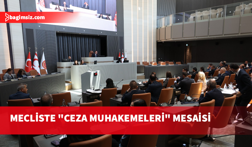 Meclis Genel Kurulu’nda, "Ceza Muhakemeleri Usulü Yasası" konuşuldu…
