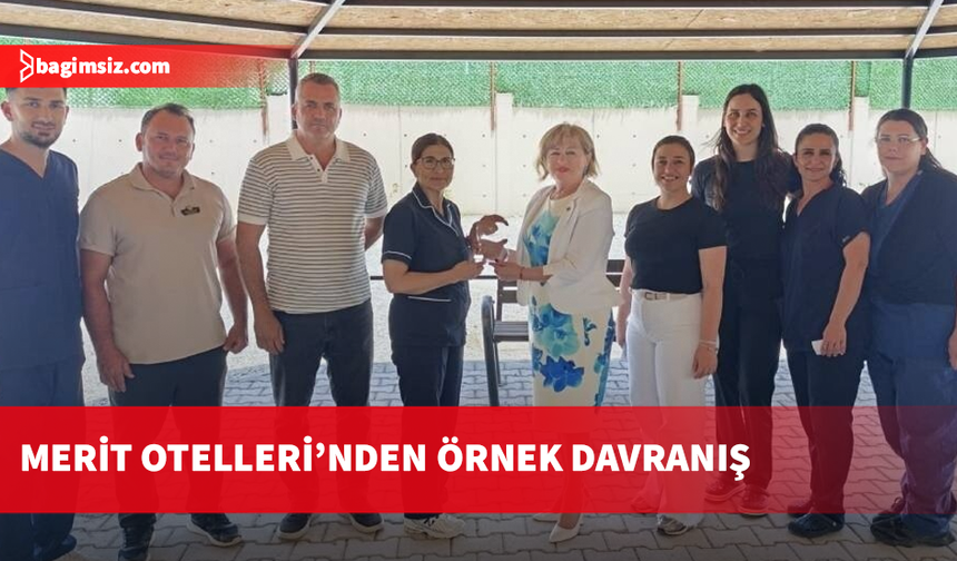 Merit, hastane iç bahçesinin çevre düzenini yaptı