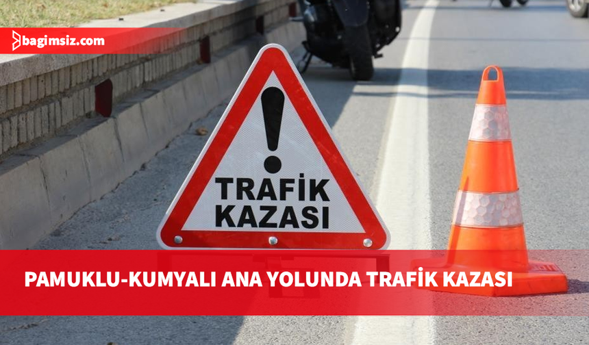 Pamuklu-Kumyalı ana yolunda trafik kazası: 1 yaralı