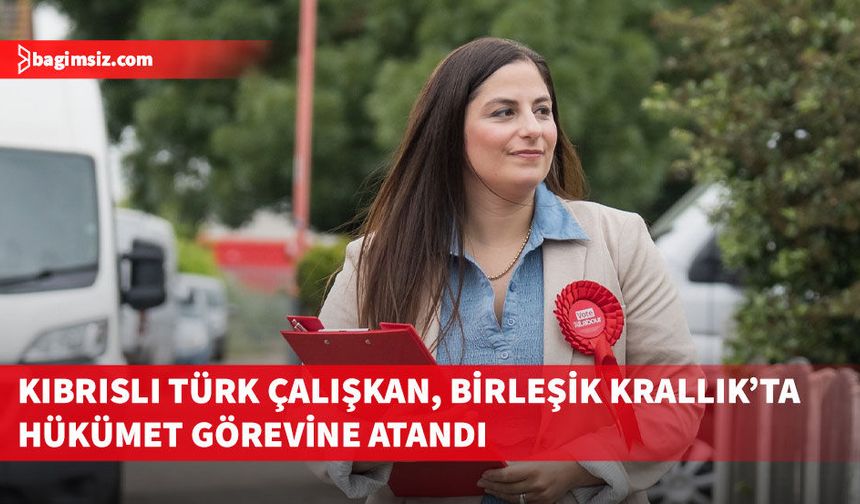 Nesil Çalışkan, Birleşik Krallık’ta hükümete giren ilk Kıbrıslı Türk oldu