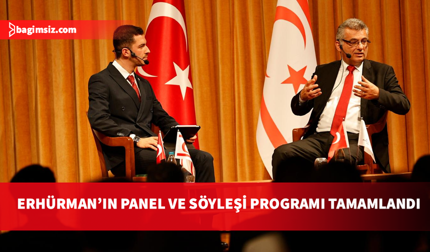 Erhürman İstanbul’da akademik etkinliklere katılarak temaslarda bulundu