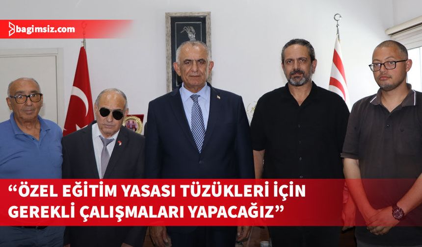 Çavuşoğlu, Engelliler Federasyonu heyetini kabul etti
