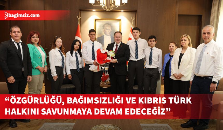 Öztürkler, Sedat Simavi Endüstri Meslek Lisesi heyetini kabul etti