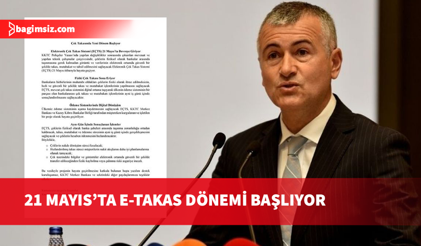 Çek Takasında Fiziki Devir Kapanıyor: 21 Mayıs’ta E-Takas Dönemi Başlıyor