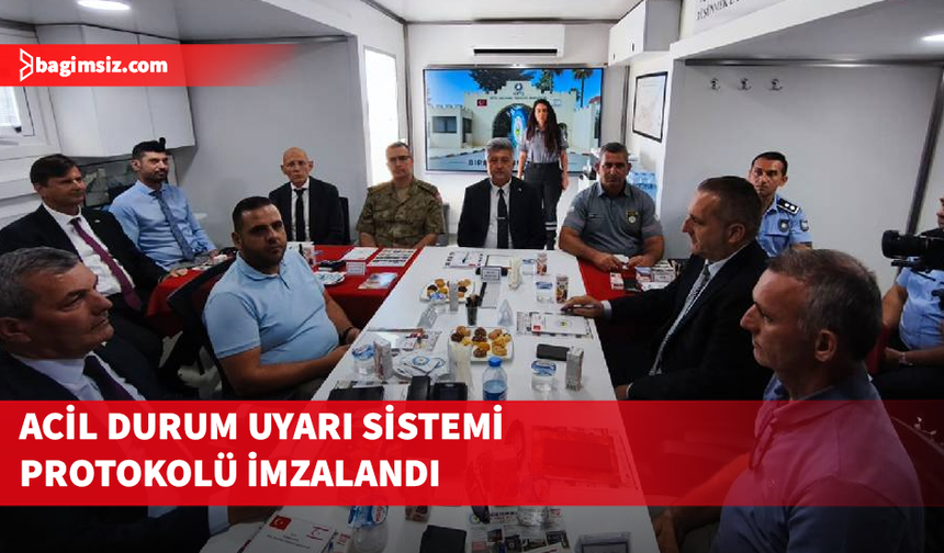 Acil Durum Uyarı Sistemi protokolü imzalandı