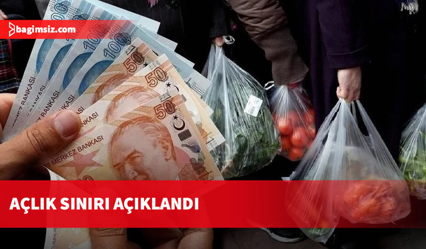 KTAMS: Dört kişilik bir aile için açlık sınırı 43 bin 949 TL, yoksulluk sınırı 237 bin 51 TL