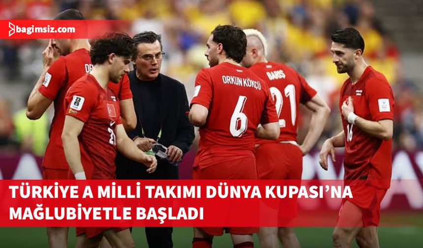 Dünya Kupası'nda kötü başlangıç: Türkiye 0-2 Avustralya