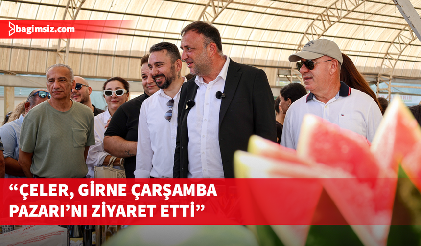 TDP heyeti Girne’de pazar esnafını ziyaret etti
