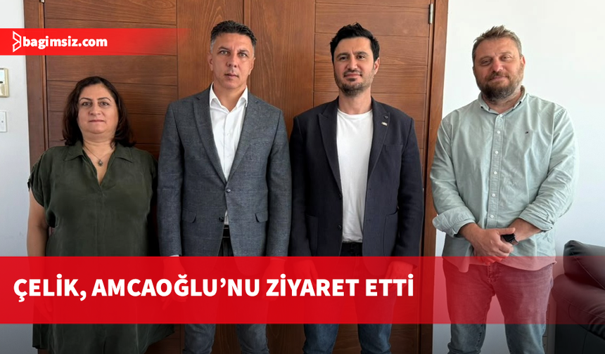 Çelik, Amcaoğlu’nu ziyaret etti