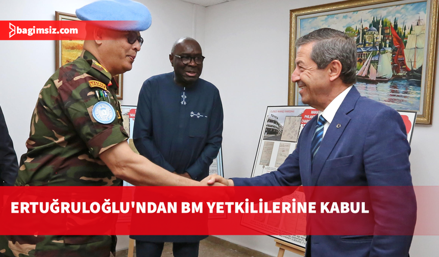 Ertuğruloğlu, BM Temsilcisi Diagne ve UNFICYP Komutanı Alam’ı kabul etti