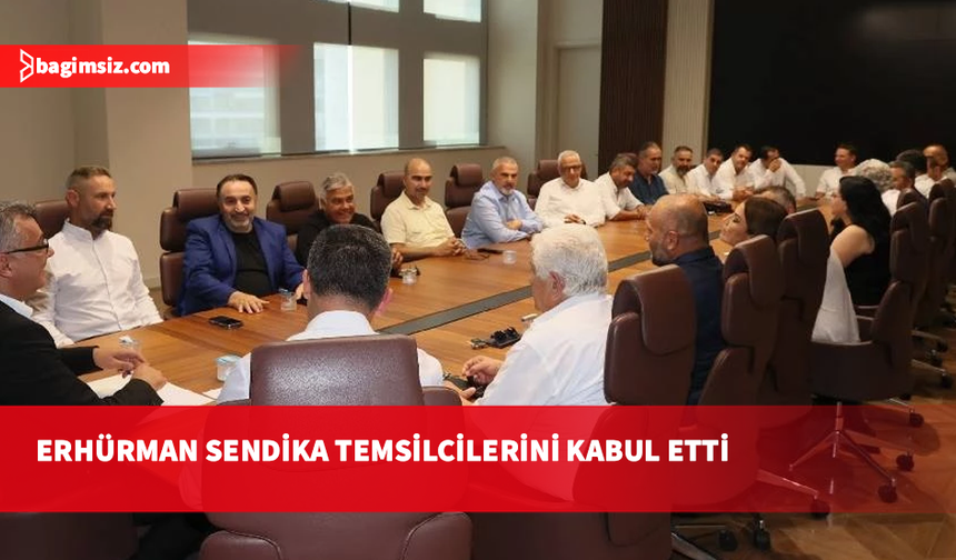 Cumhurbaşkanı Tufan Erhürman, sendika temsilcilerini kabul etti