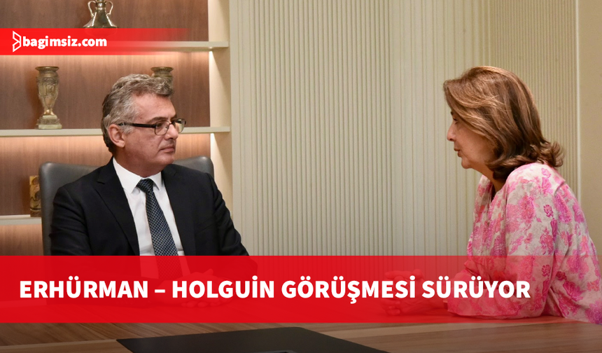 Erhürman – Holguin görüşmesi sürüyor