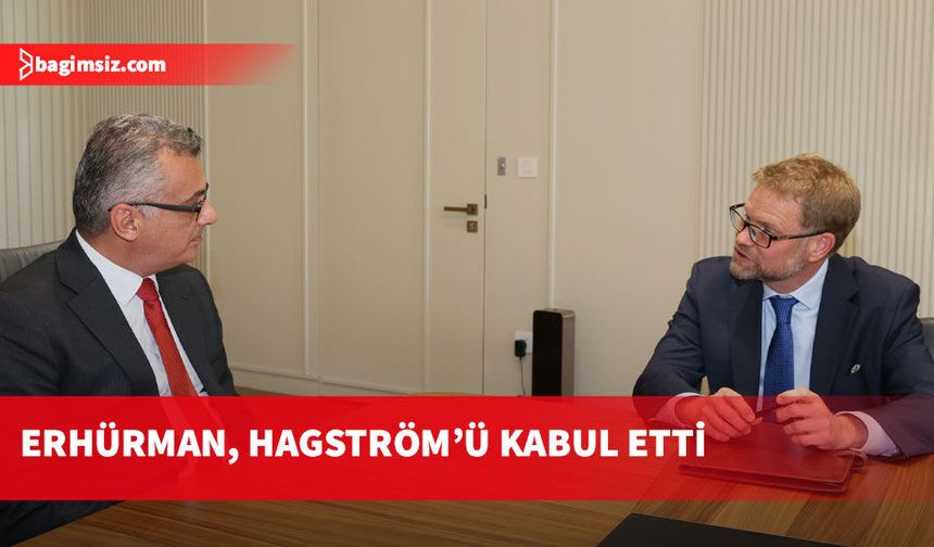 Erhürman, İsveç'in Lefkoşa Büyükelçisi Hagström'ü kabul etti