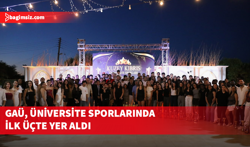 GAÜ, üniversite sporlarında ilk üçte yer aldı