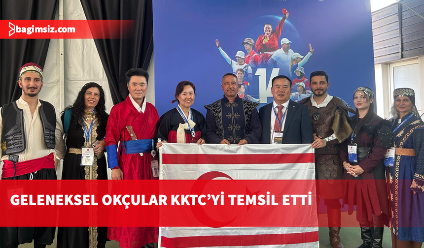 Geleneksel okçular İstanbul’da KKTC’yi temsil etti