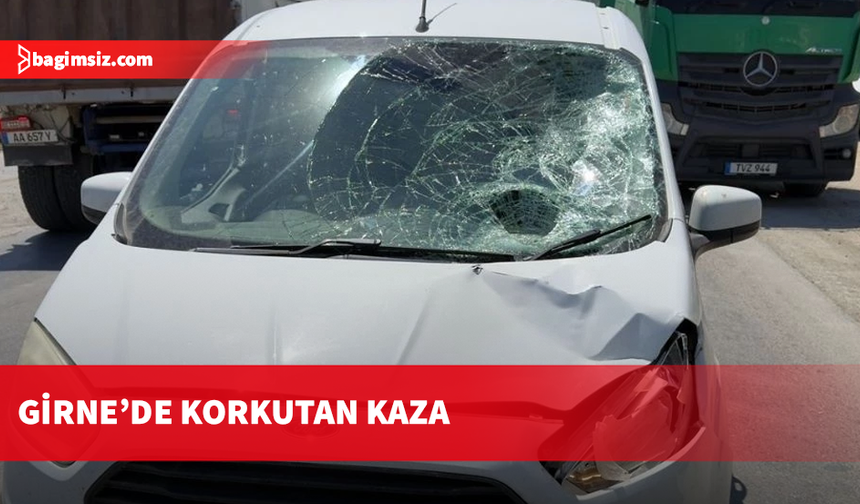 Çatalköy yolu’nda trafik kazası: Yayaya araç çarptı