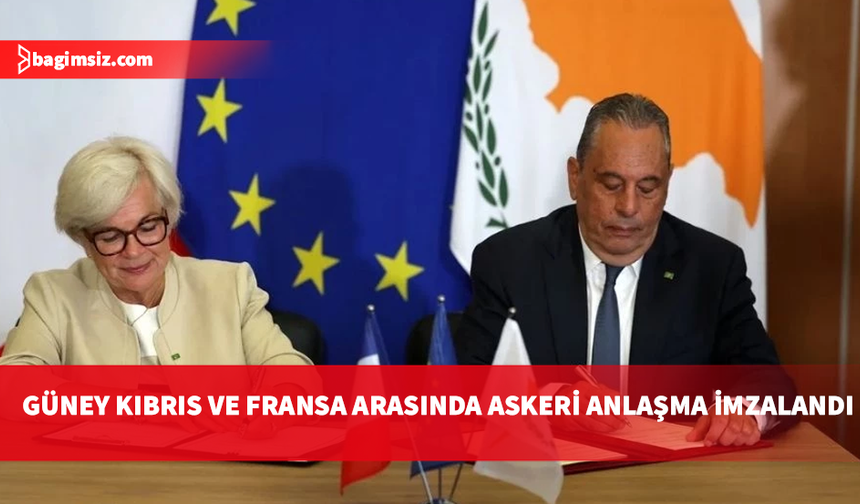 Güney Kıbrıs ile Fransa arasında savunma iş birliği anlaşması imzalandı
