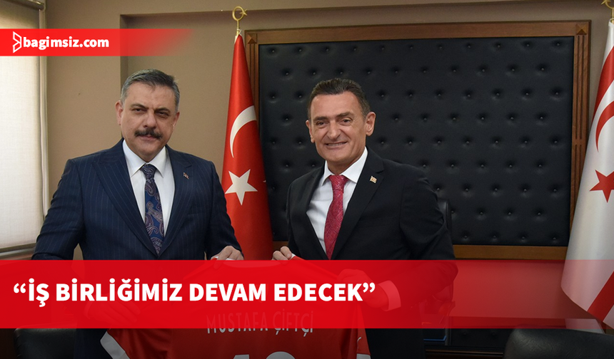 Oğuz, mevkidaşı Çiftçi ile görüştü