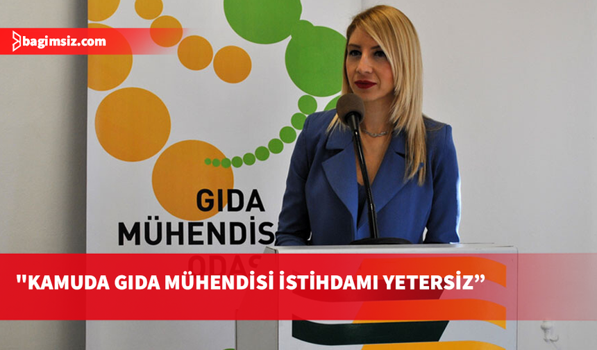Gıda Mühendisleri Odası: Kamuda gıda mühendisi istihdamının yetersiz olması büyük eksiklik