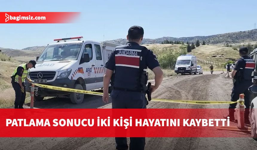 Kırıkkale'de mühimmat deposunda patlama meydana geldi
