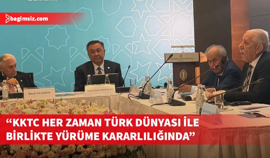 Öksüzoğlu, TDT Aksakallar Konseyi toplantısında konuştu