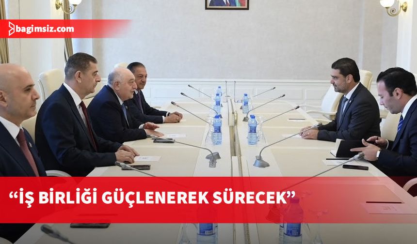 Savaşan, Azerbaycan Milli Meclisi’nde Musa Guliyev ile görüştü