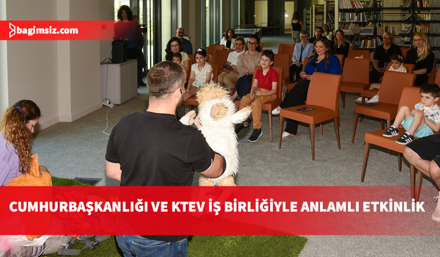 Cumhurbaşkanlığı ile KTEV iş birliğinde çocuklara yönelik kukla tiyatrosu sahnelendi
