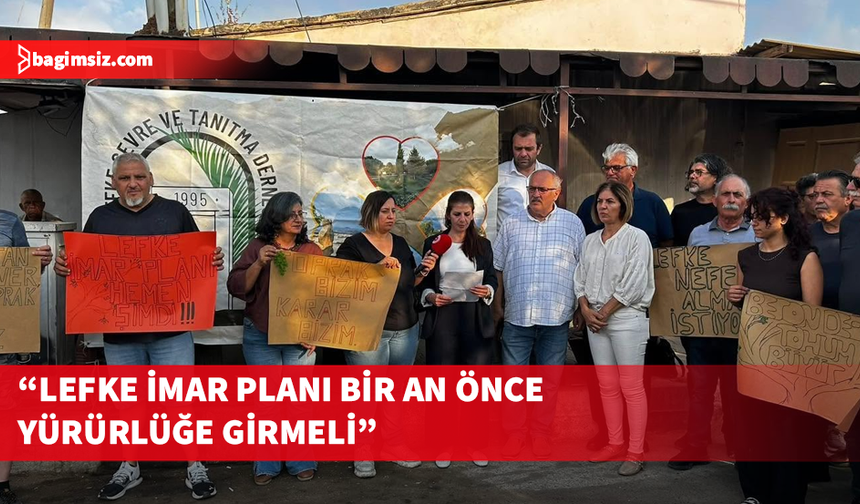 Lefke Çevre ve Tanıtma Derneği'nden eylem