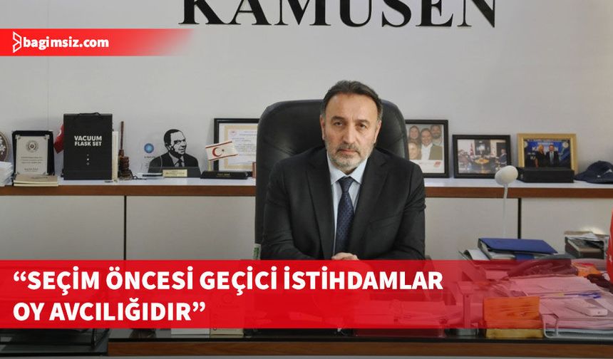 Atan, geçici istihdamları eleştirdi, asgari ücretin gecikmeden belirlenmesini istedi
