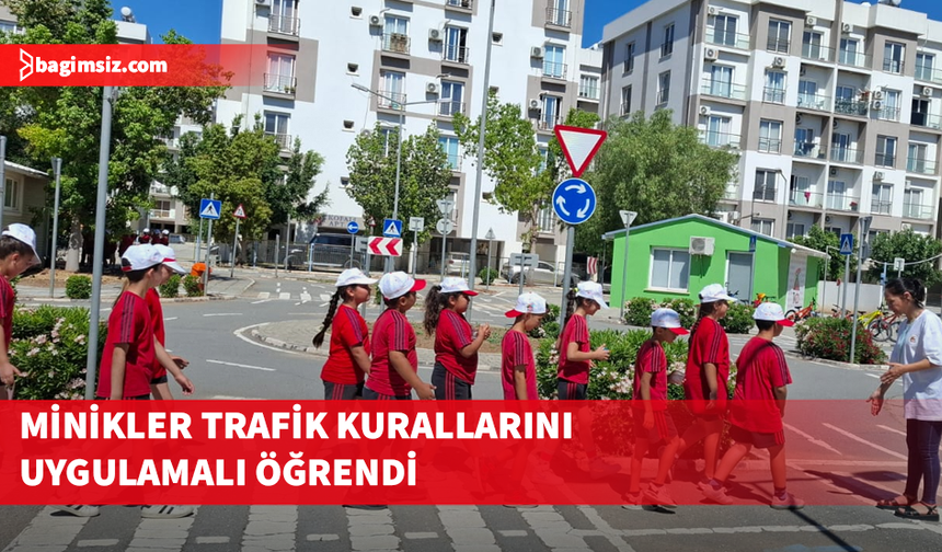 Şehit Mehmet Eray İlkokulu öğrencilerine güvenli trafik eğitimi