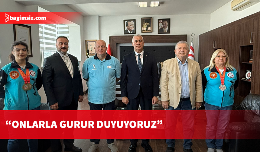 Amcaoğlu, 2026 Dünya Budo Kupası şampiyonu kadın sporcuları kabul etti