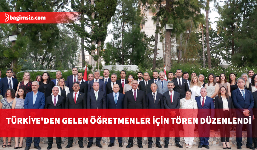 KKTC’de görev süreleri dolan öğretmenler için Girne'de veda resepsiyonu düzenlendi