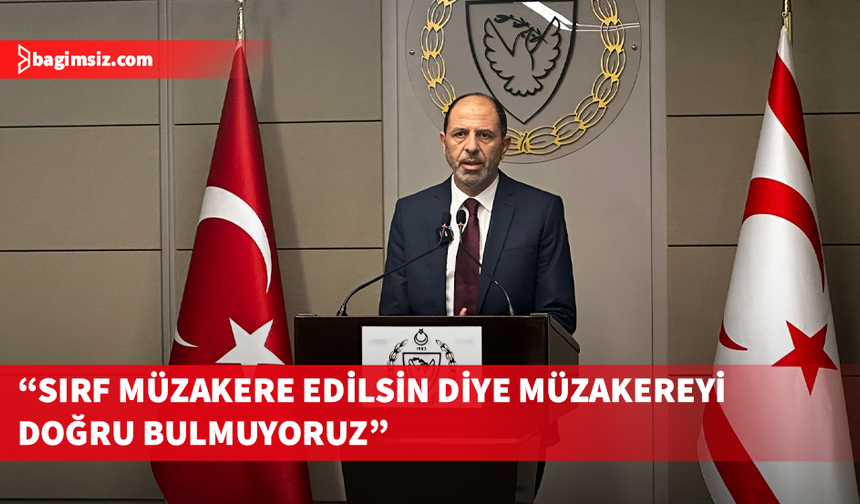 Özersay, Siyasi Partiler Konseyi toplantısının ardından basına değerlendirmelerde bulundu