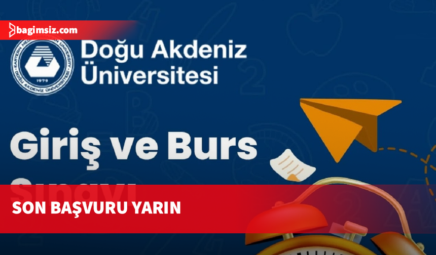DAÜ Giriş ve Burs Sınavı’na son başvuru yarın