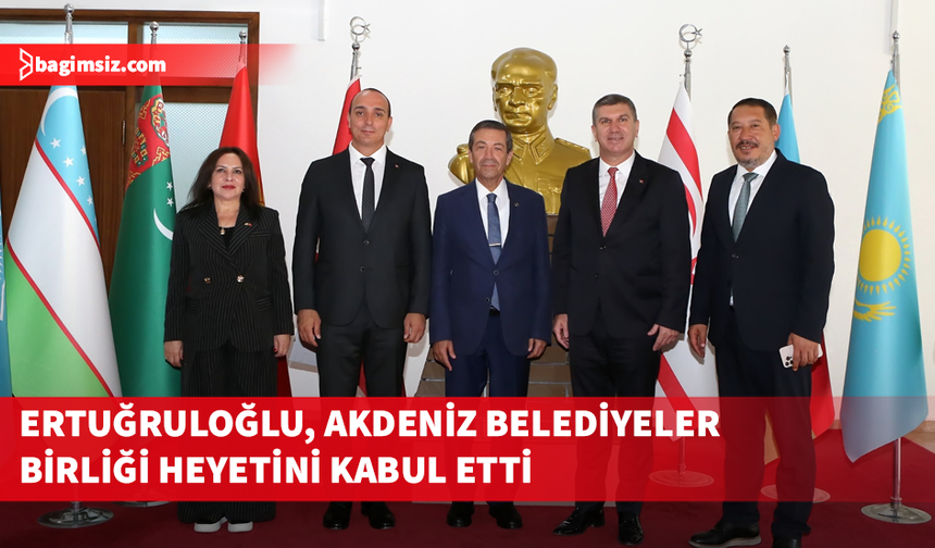 Ertuğruloğlu, Akdeniz Belediyeler Birliği heyetini kabul etti