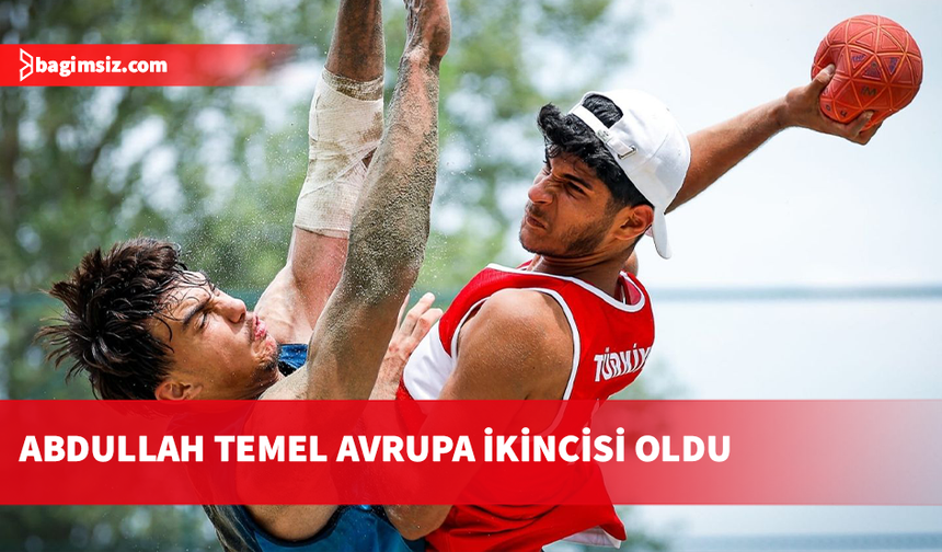 KKTC'li Abdullah Temel Avrupa ikincisi oldu