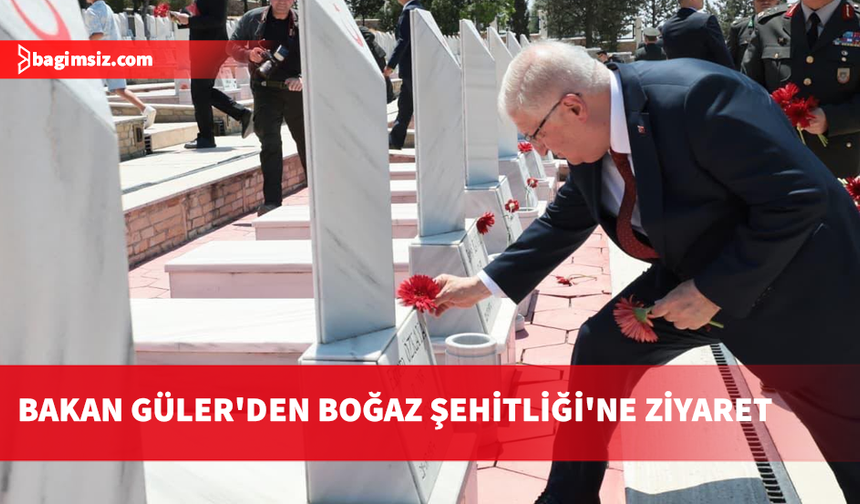 Türkiye Milli Savunma Bakanı Güler'den Boğaz Şehitliği'ne ziyaret...