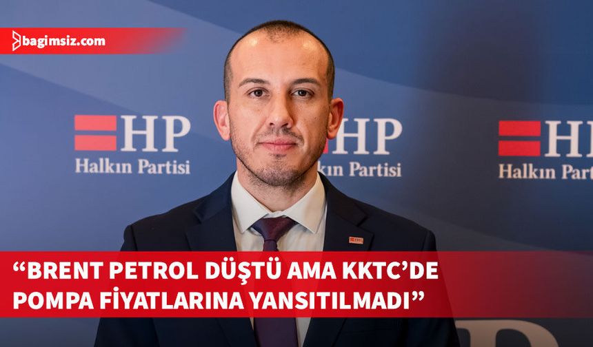 HP MYK Üyesi Avcıoğlu’ndan akaryakıt fiyatlarıyla ilgili eleştiri