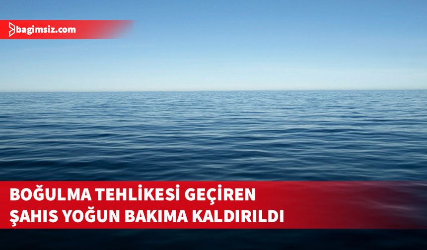 İskele'de boğulma tehlikesi geçiren şahıs, yoğun bakımda