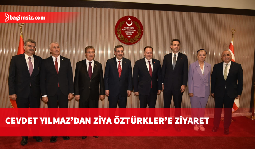Türkiye Cumhurbaşkanı Yardımcısı Yılmaz, Cumhuriyet Meclisi Başkanı Öztürkler’i ziyaret etti