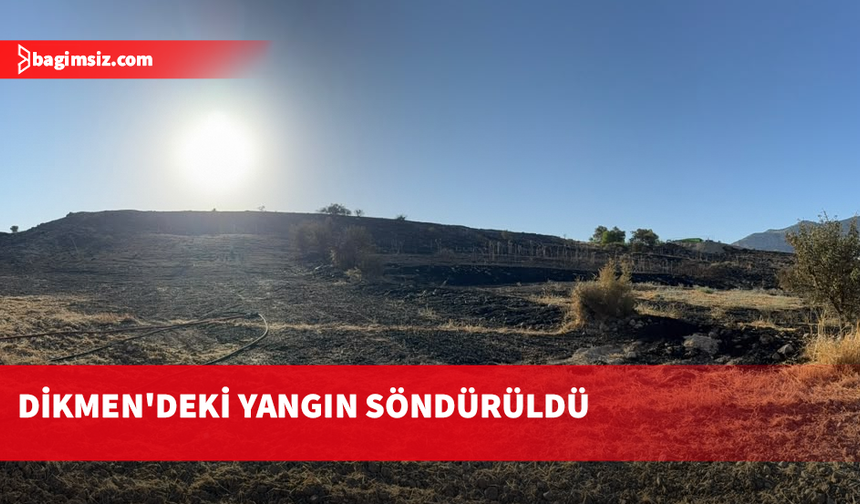 Dikmen'deki yangın söndürüldü: Soğutma çalışmaları devam ediyor