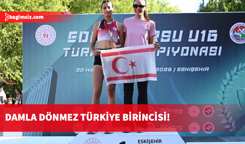 Damla Dönmez 300 metrede Türkiye şampiyonu oldu