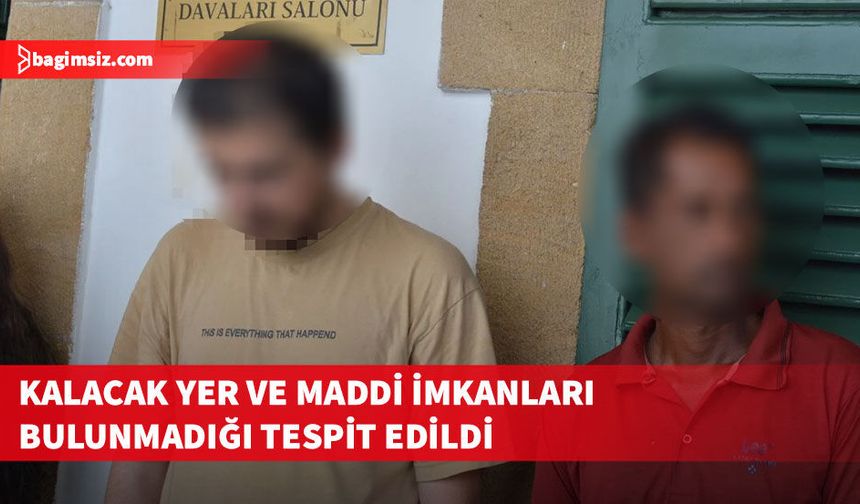Lefkoşa'da iki kişi "derbeder şahıs" suçlamasıyla mahkemeye çıkarıldı!