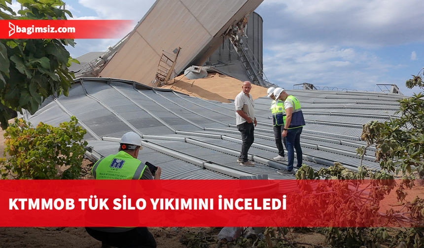 KTMMOB İnşaat Mühendisleri Odası, Kumyalı’daki TÜK Silo yıkımını yerinde inceledi