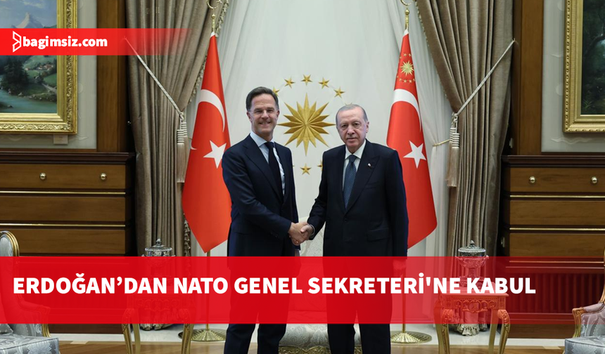 Türkiye Cumhurbaşkanı Erdoğan, NATO Genel Sekreteri Rutte'yi kabul etti