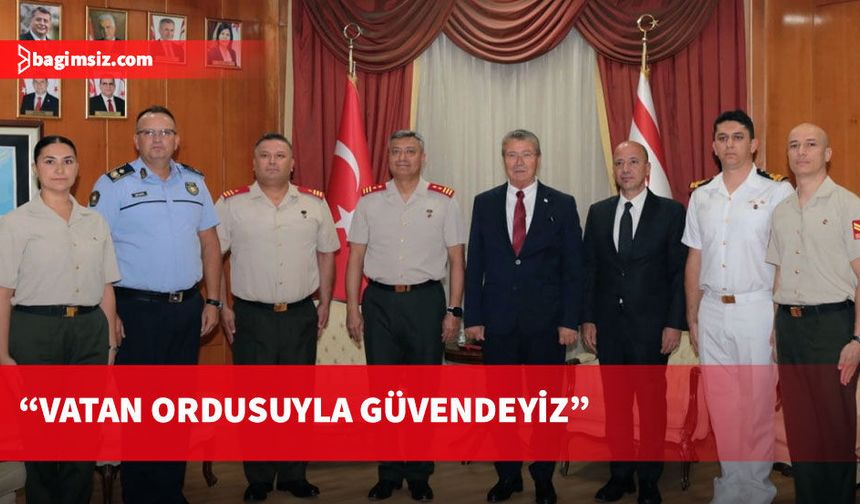 Başbakan Üstel, GKK Komutanı Tümgeneral Görgülü'yü kabul etti