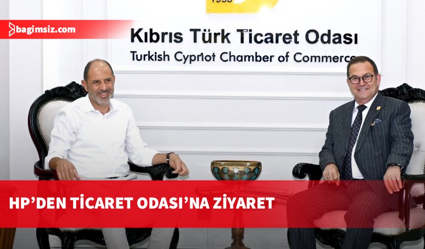 Halkın Partisi’nden Ticaret Odası’na ziyaret: Özersay ve Deniz ekonomiyi görüştü