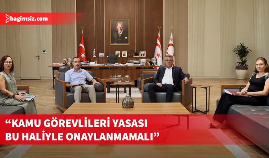 HAKSEN, Cumhurbaşkanı Erhürman’ı ziyaret etti