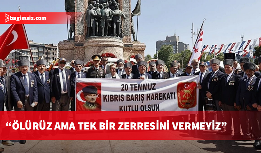 20 Temmuz Barış ve Özgürlük Bayramı Taksim'de kutlandı